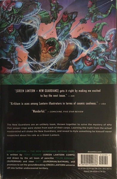 GREEN LANTERN NEW GUARDIANS (NEW 52) VOL 2 BEYOND HOPE HARDCOVER GRAPHIC NOVEL