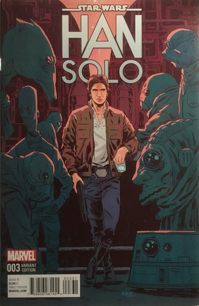 STAR WARS HAN SOLO # 3 WALSH 1:25 VARIANT COVER