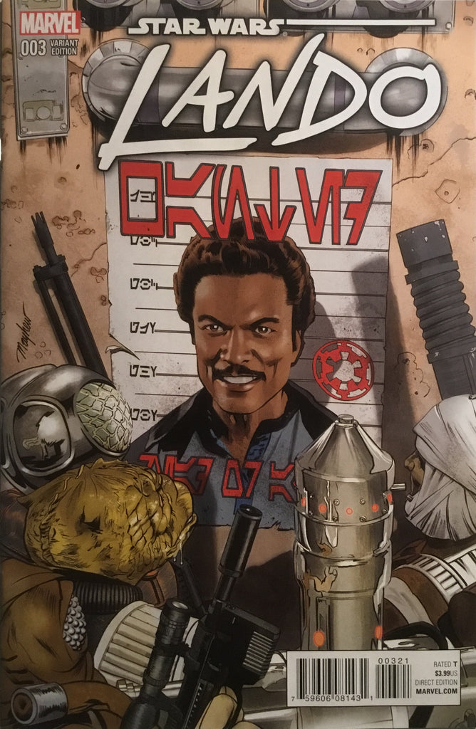 STAR WARS LANDO # 3 MAYHEW 1:25 VARIANT COVER