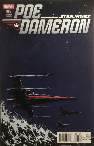 STAR WARS POE DAMERON # 3 WALSH 1:25 VARIANT COVER