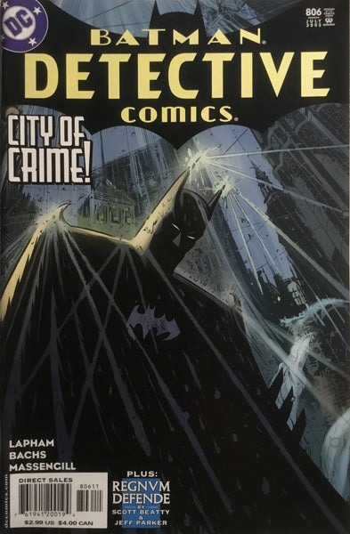 DETECTIVE COMICS (1937-2011) # 806