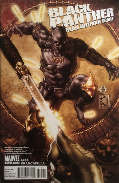 BLACK PANTHER THE MAN WITHOUT FEAR # 515