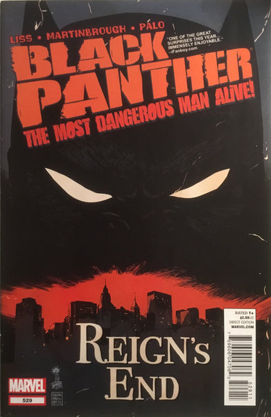 BLACK PANTHER THE MOST DANGEROUS MAN ALIVE # 529