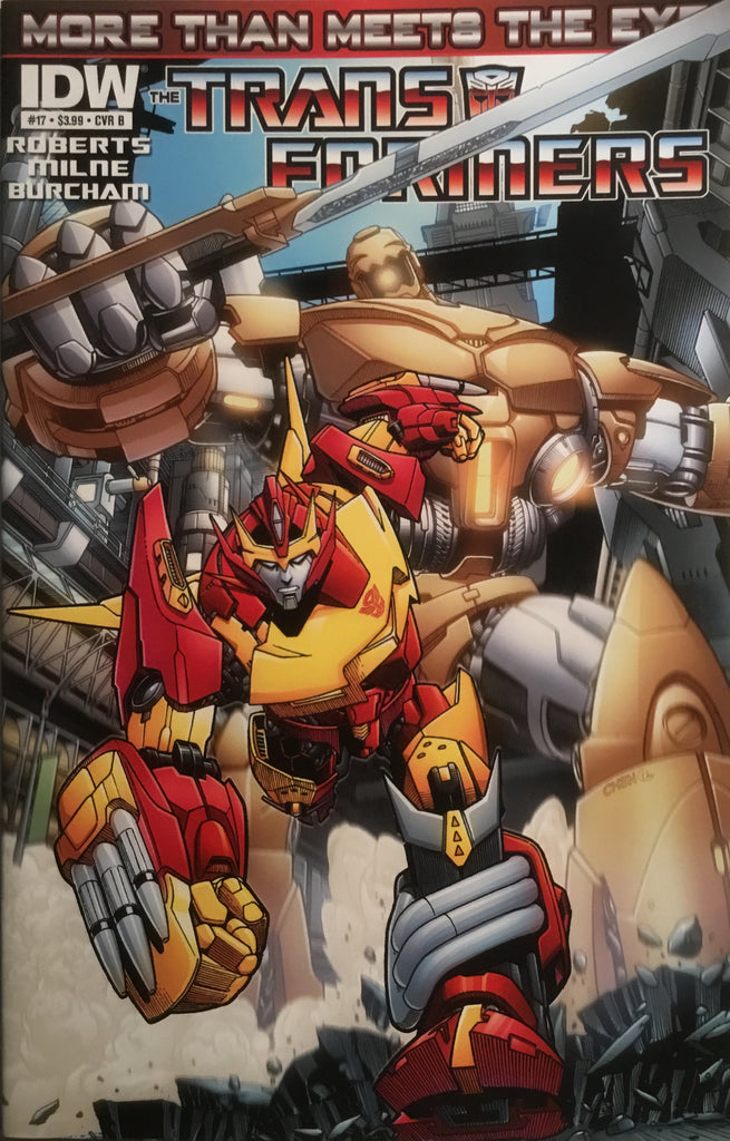 TRANSFORMERS MORE THAN MEETS THE EYE #17 COVER B