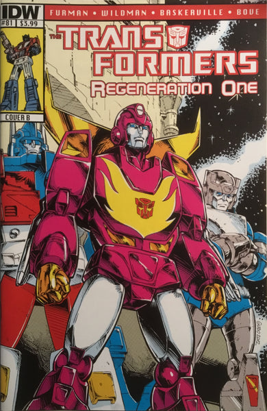 TRANSFORMERS REGENERATION ONE #81 COVER B