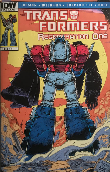 TRANSFORMERS REGENERATION ONE #85 COVER B