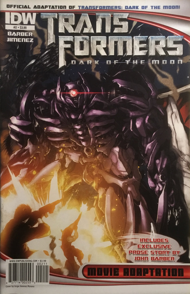 TRANSFORMERS DARK OF THE MOON MOVIE ADAPTATION # 2