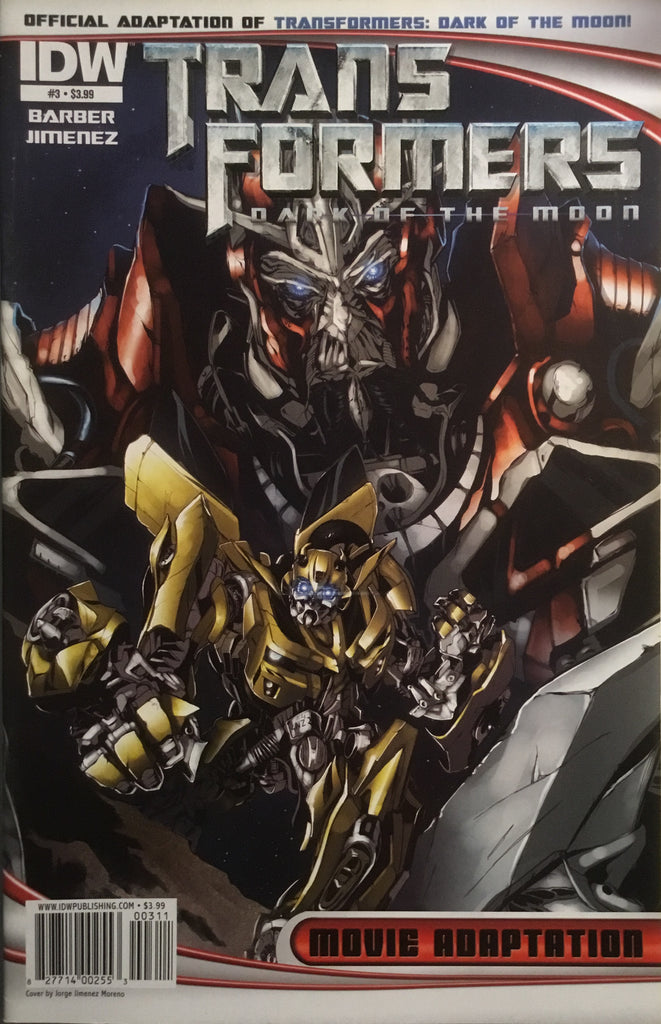 TRANSFORMERS DARK OF THE MOON MOVIE ADAPTATION # 3