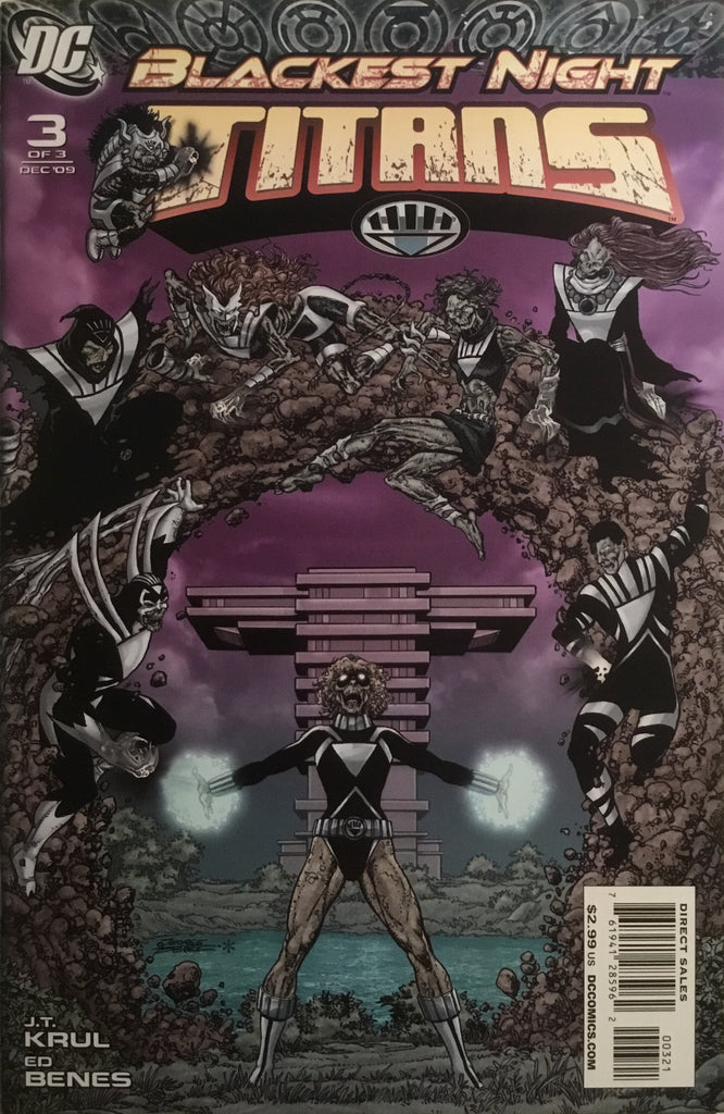 BLACKEST NIGHT TITANS # 3 PEREZ 1:25 VARIANT COVER