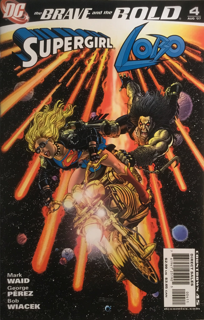 BRAVE AND THE BOLD (2007-2010) # 4 FEATURING SUPERGIRL AND LOBO