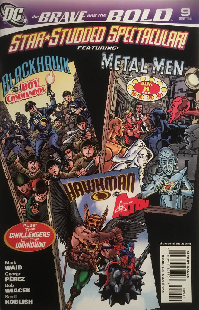 BRAVE AND THE BOLD (2007-2010) # 9 FEATURING METAL MEN AND DIAL H FOR HERO