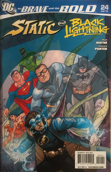 BRAVE AND THE BOLD (2007-2010) #24 FEATURING STATIC AND BLACK LIGHTNING