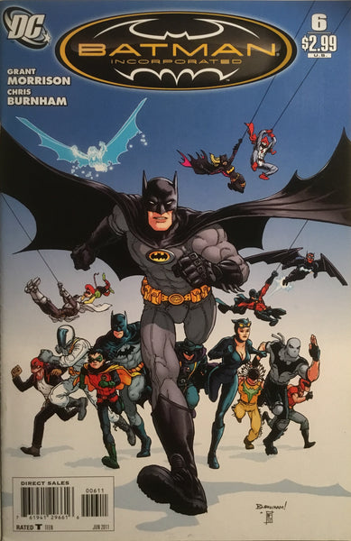 BATMAN INCORPORATED (2011) # 6 FIRST APPEARANCE OF CASSANDRA CAIN AS THE BLACK BAT