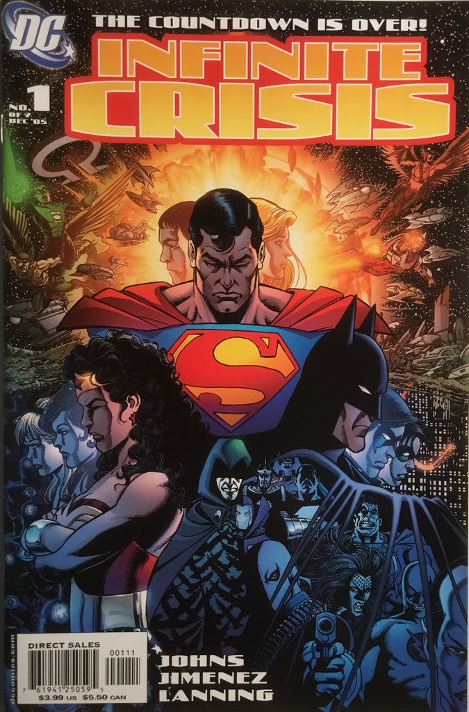 INFINITE CRISIS # 1 GEORGE PEREZ COVER