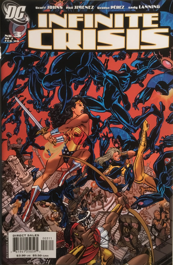 INFINITE CRISIS # 3 GEORGE PEREZ COVER