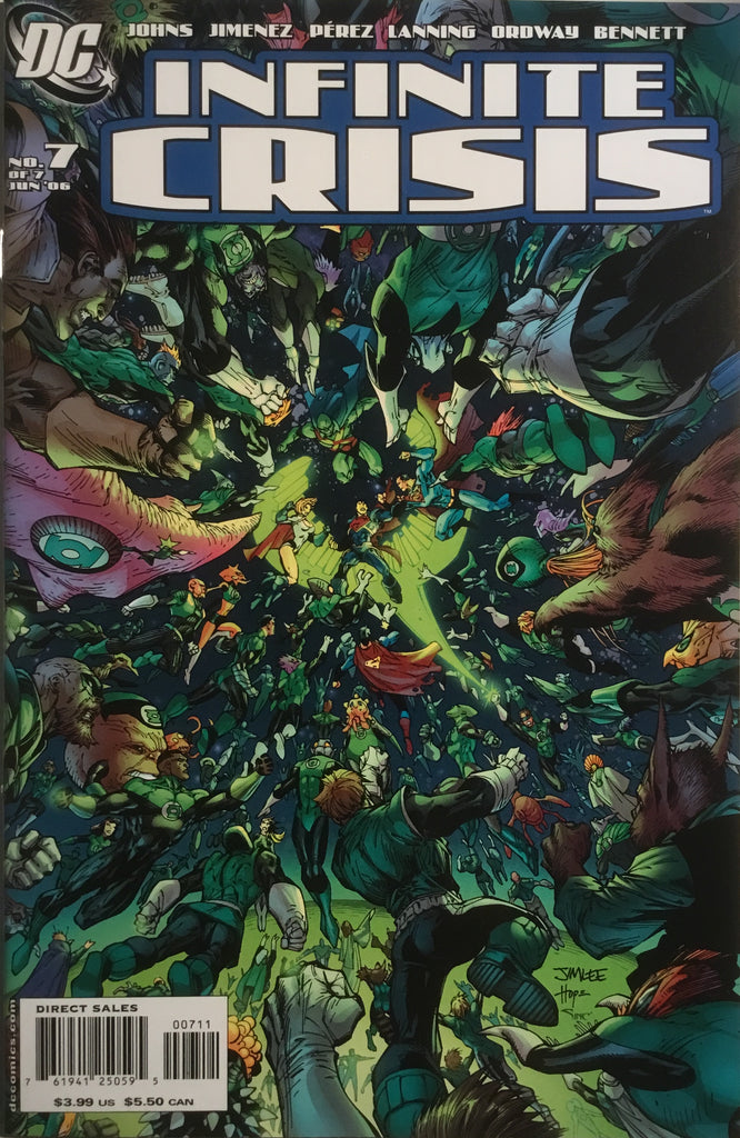 INFINITE CRISIS # 7 JIM LEE COVER