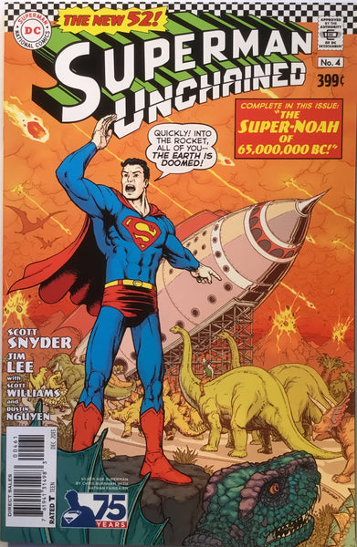 SUPERMAN UNCHAINED # 4 BURNHAM 1:50 VARIANT