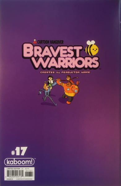 BRAVEST WARRIORS #17 (1:20 VARIANT COVER)