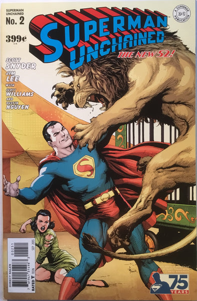 SUPERMAN UNCHAINED # 2 GARY FRANK 1:75 VARIANT