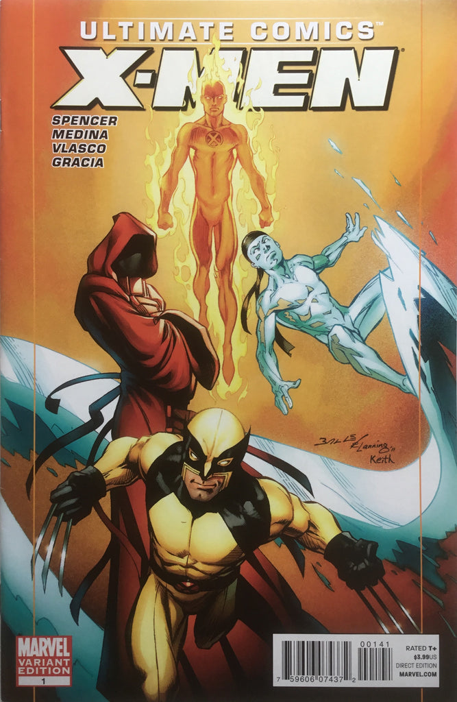 ULTIMATE COMICS X-MEN # 1 BAGLEY COVER (RETAILER INCENTIVE VARIANT)