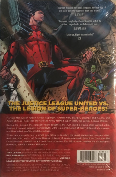 JUSTICE LEAGUE UNITED VOL 2 THE INFINITUS SAGA HARDCOVER GRAPHIC NOVEL