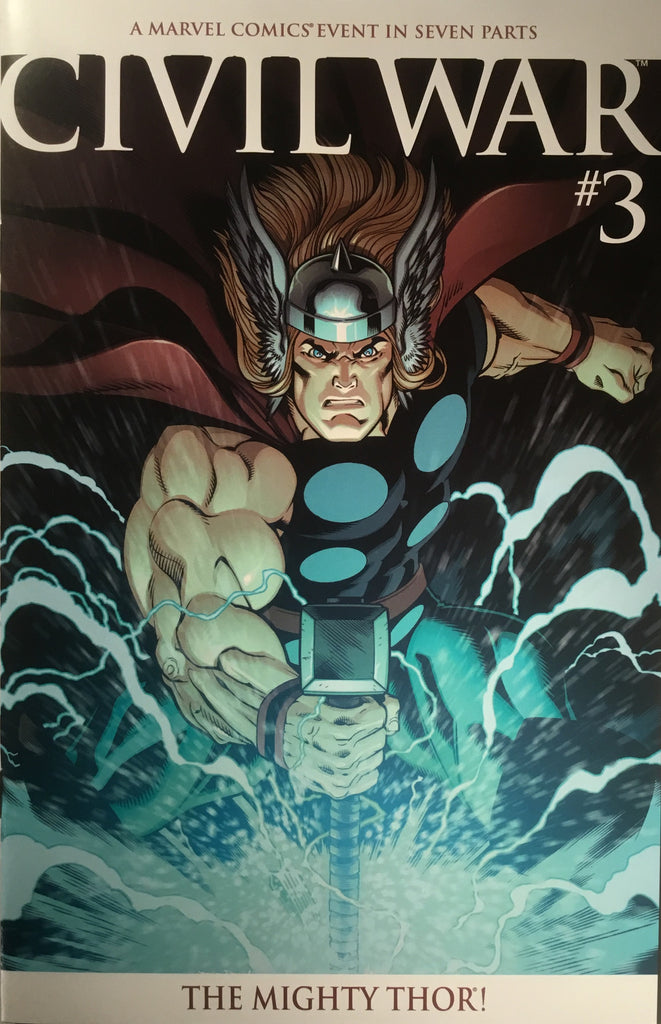 CIVIL WAR (2006 SERIES) # 3 THOR VARIANT COVER - Comics 'R' Us