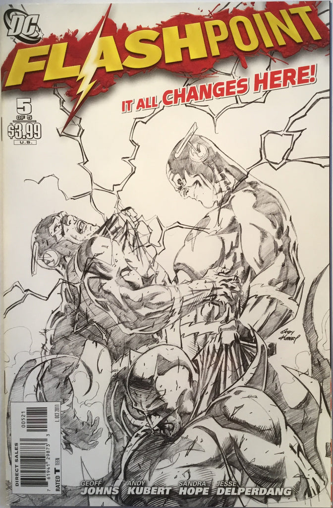 FLASHPOINT # 5 SKETCH COVER (1:25 VARIANT) - Comics 'R' Us