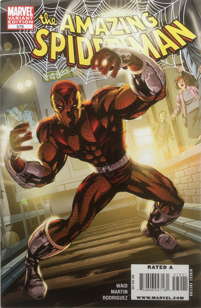 AMAZING SPIDER-MAN (1999-2013) #579 McKONE SHOCKER VILLAIN COVER (1:10 VARIANT)