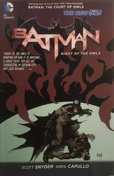 BATMAN NIGHT OF THE OWLS (NEW 52) GRAPHIC NOVEL - Comics 'R' Us