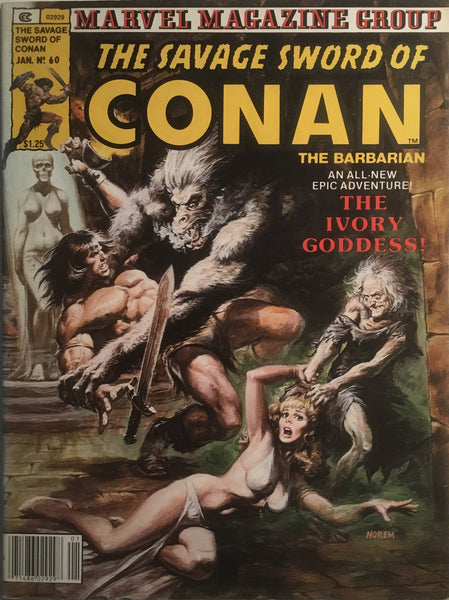 THE SAVAGE SWORD OF CONAN # 60