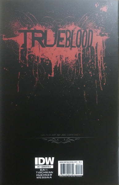 TRUE BLOOD # 4 CORRONEY SKETCH COVER (1:10 VARIANT)