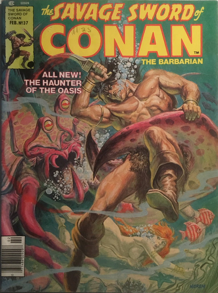 THE SAVAGE SWORD OF CONAN # 37