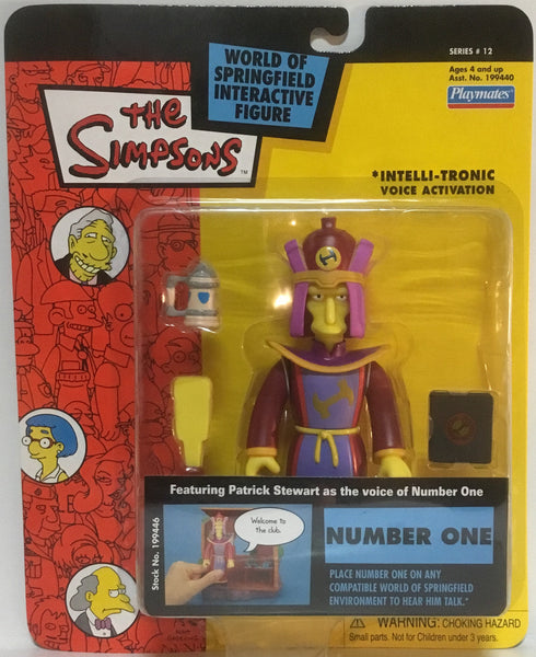 SIMPSONS WORLD OF SPRINGFIELD NUMBER ONE INTERACTIVE FIGURE