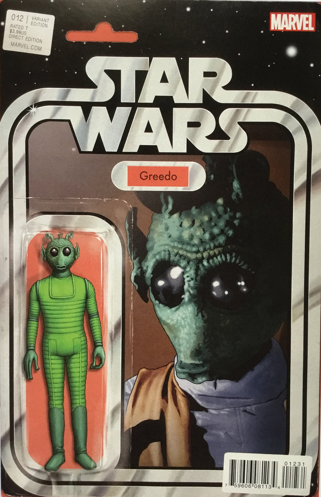 STAR WARS (2015-2020) #12 GREEDO ACTION FIGURE VARIANT COVER