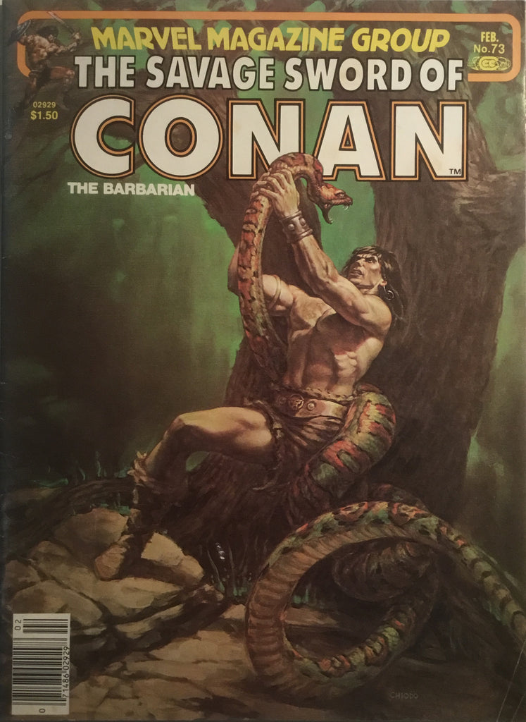 THE SAVAGE SWORD OF CONAN # 73
