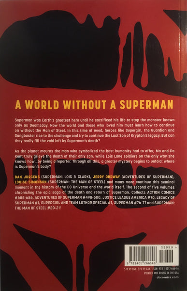 SUPERMAN FUNERAL FOR A FRIEND GRAPHIC NOVEL