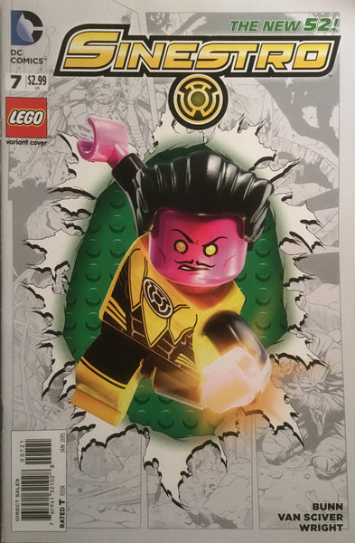 SINESTRO # 7 (THE NEW 52) LEGO VARIANT COVER