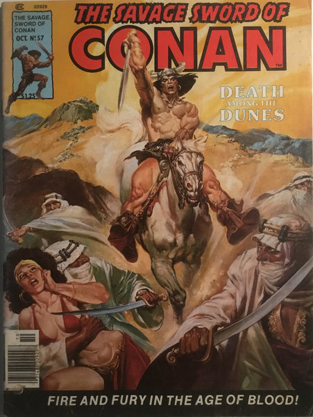 THE SAVAGE SWORD OF CONAN # 57
