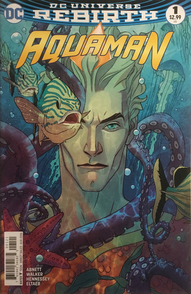 AQUAMAN # 1 VARIANT COVER (DC UNIVERSE REBIRTH) FIRST PRINTING - Comics 'R' Us