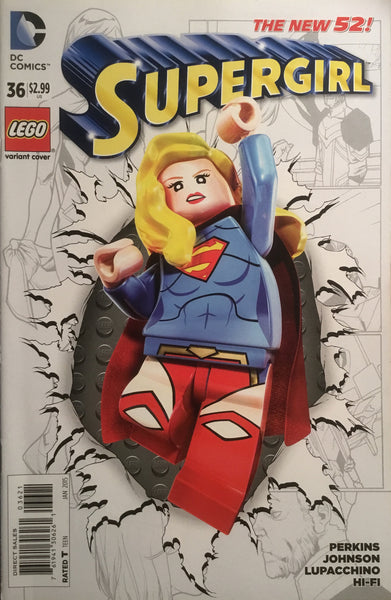 SUPERGIRL (THE NEW 52) #36 LEGO VARIANT COVER