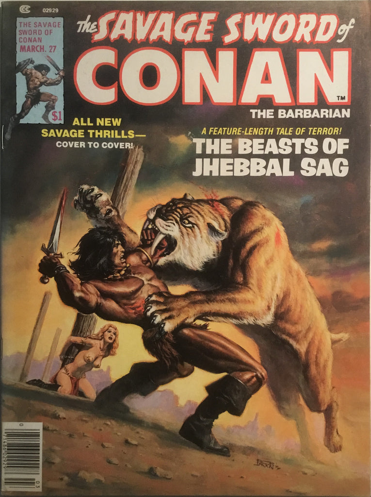 THE SAVAGE SWORD OF CONAN # 27